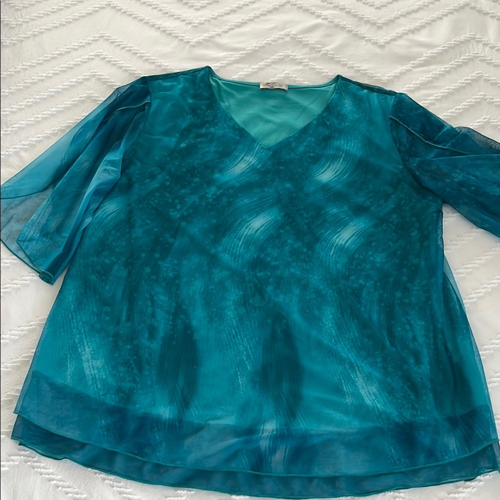 Teal Women's Top